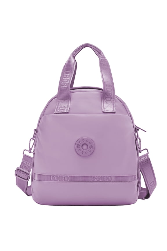 Tote Bag for Women - Large Capacity Nylon Work Commuter Bag with Multiple Compartments & Hidden Secure Zipper, Durable Waterproof Tote for Office, Shopping, Short Trips - Purple