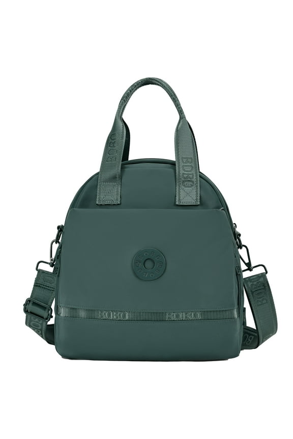 Tote Bag for Women - Large Capacity Nylon Work Commuter Bag with Multiple Compartments & Hidden Secure Zipper, Durable Waterproof Tote for Office, Shopping, Short Trips - Dark green