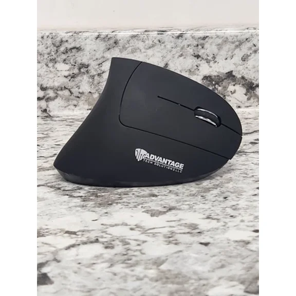 Ats 2.4G Wireless Vertical Ergonomic Optical Mouse 5 Buttons 800/1200/1600 Dpi