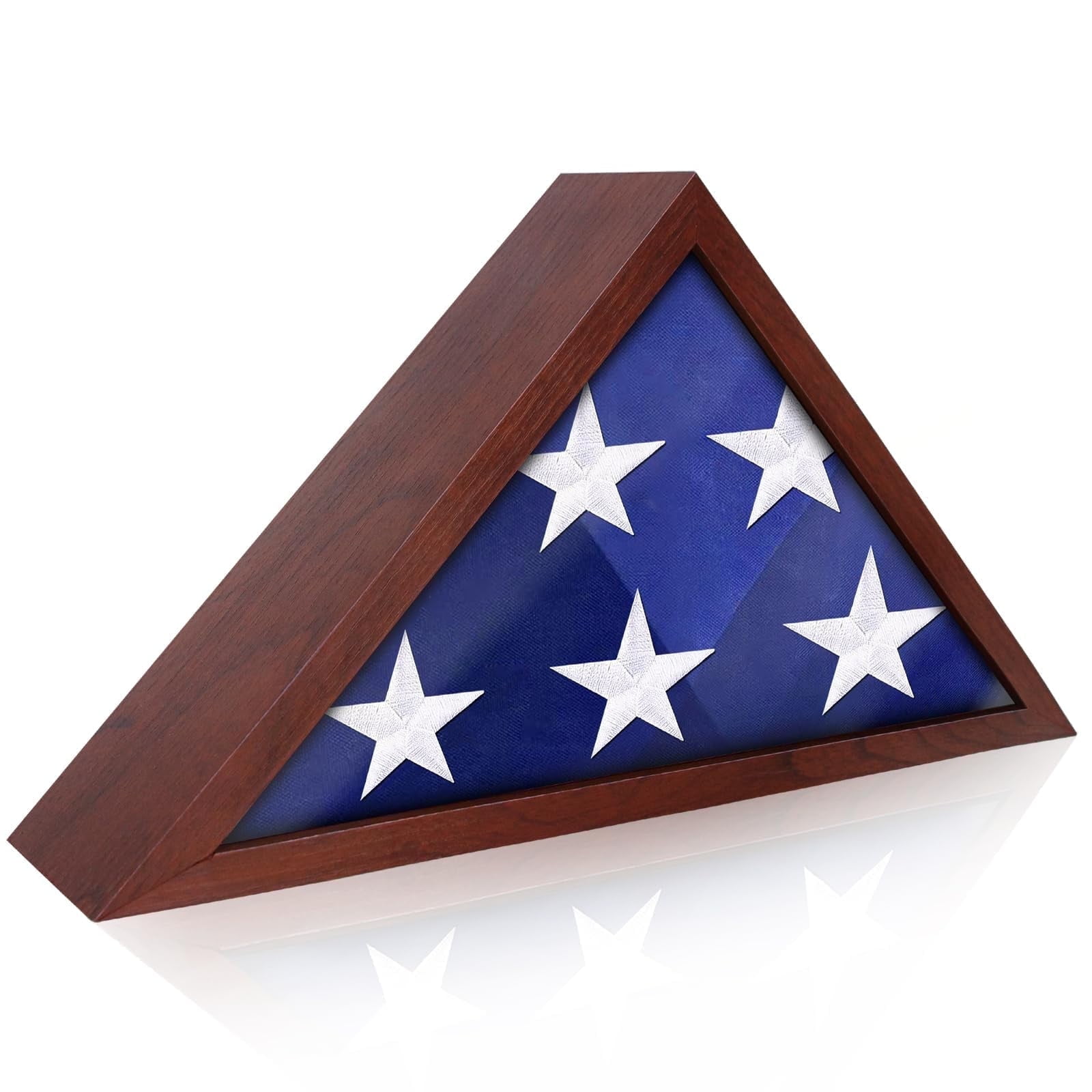 Atsknsk Flag Display Case for Small Flag, 3' x 5' American Flag Shadow ...