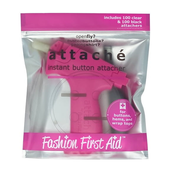 Attach Instant Button Attacher Tool, No Sewing Handheld Stitch Machine