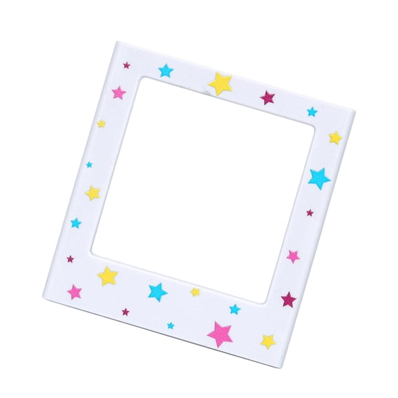 Attachment Photo Frame Square Design With Decorative Borders For Refrigerator Display HassleFree Installation Not Damage