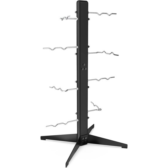 Attachment Rack. Free-Standing Storage Rack. Multi-Use Storage Posts for Exercise Attachments.