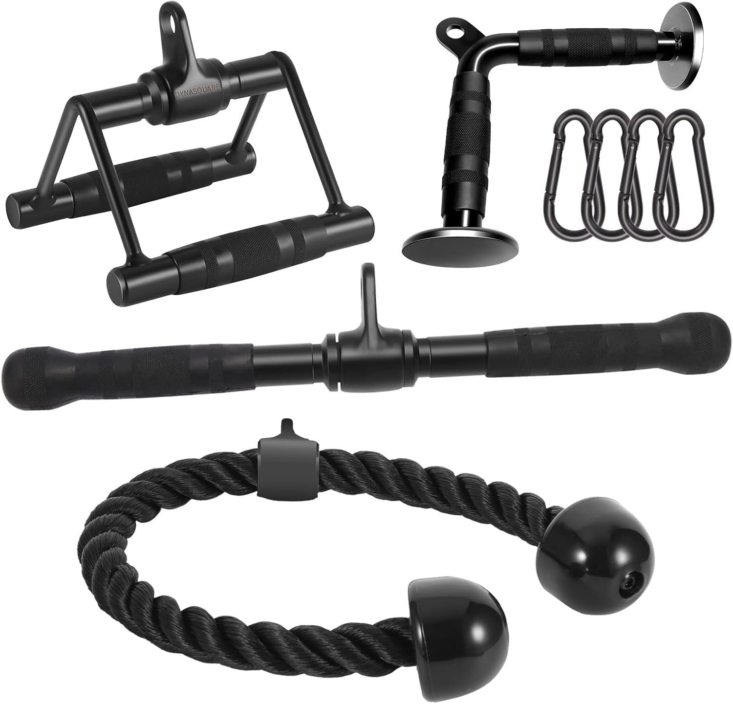Triceps Exercise Rack Attachment Attachments for Gym, Made of Heavy Duty Solid Steel, LAT Pulldown ...