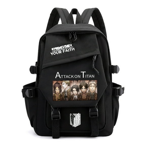Attack Attack Giant backpack New men's and women's niche backpack, printed schoolbag
