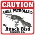 thumbnail image 1 of Attack Bird Sign, 1 of 1