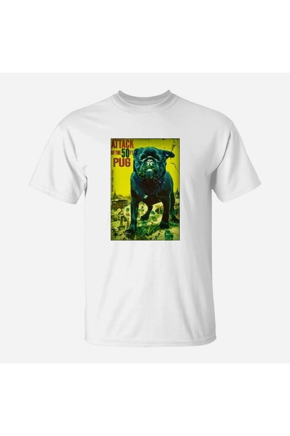 Attack Black Pug TShirt