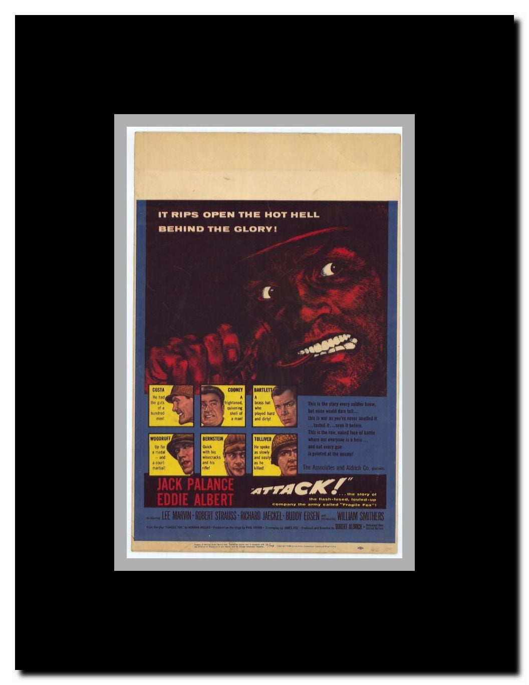 Attack Framed Movie Poster