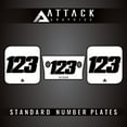 thumbnail image 1 of Attack Graphics 3 Plate ATV Background Kit For Yamaha BANSHEE 350 2004, 1 of 2