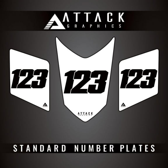 Attack Graphics 3 Plate Atv Background Kit
