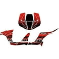 thumbnail image 1 of Attack Graphics Brute Complete UTV Graphics Kit Red/Black/Grey for Can-Am Maverick X3 Turbo R 64 Inch 2018, 1 of 2