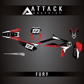 Attack Graphics Custom Fury Complete Bike Graphics Kit for Beta 300 RR Race Edition 2025