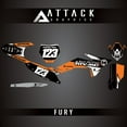 thumbnail image 1 of Attack Graphics Custom Fury Complete Bike Graphics Kit for KTM 450 XC-F 2025, 1 of 1