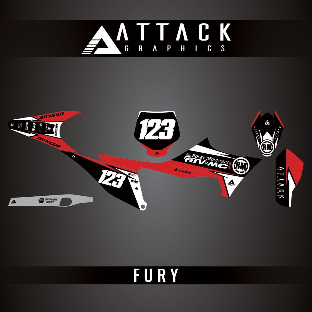 Kit Autocollants Graphique Stark Future Varg - Personnalisable NitroMX, Modèle 2022-2025, Neuf