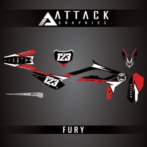 Attack Graphics Custom Fury Complete Bike Graphics Kit for Beta 300 RX 2023