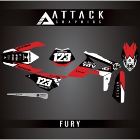 Attack Graphics Custom Fury Complete Bike Graphics Kit for Beta 480 RR Race Edition 2019