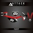 thumbnail image 1 of Attack Graphics Custom Fury Complete Bike Graphics Kit for Honda Crf125F (Big Wheel) 2017, 1 of 3
