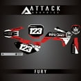 thumbnail image 1 of Attack Graphics Custom Fury Complete Bike Graphics Kit for Honda CRF150R 2015, 1 of 3