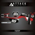 thumbnail image 1 of Attack Graphics Custom Fury Complete Bike Graphics Kit for Honda CRF250RX 2021, 1 of 3
