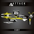 thumbnail image 1 of Attack Graphics Custom Fury Complete Bike Graphics Kit for Husqvarna FC 450 2015, 1 of 2