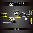 thumbnail image 1 of Attack Graphics Custom Fury Complete Bike Graphics Kit for Husqvarna TC 250 2022, 1 of 2