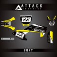 thumbnail image 1 of Attack Graphics Custom Fury Complete Bike Graphics Kit for Husqvarna TC 50 Mini 2020, 1 of 2