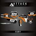 thumbnail image 1 of Attack Graphics Custom Fury Complete Bike Graphics Kit for KTM 250 XCF-W 2008, 1 of 2