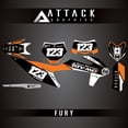 thumbnail image 1 of Attack Graphics Custom Fury Complete Bike Graphics Kit for KTM 500 EXC-F 2023, 1 of 2