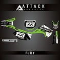 thumbnail image 1 of Attack Graphics Custom Fury Complete Bike Graphics Kit for Kawasaki KX250 2004, 1 of 2