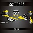 thumbnail image 1 of Attack Graphics Custom Fury Complete Bike Graphics Kit for Suzuki RM85 2002, 1 of 2