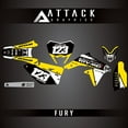 thumbnail image 1 of Attack Graphics Custom Fury Complete Bike Graphics Kit for Suzuki RMX450Z 2010, 1 of 2