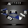 thumbnail image 1 of Attack Graphics Custom Fury Complete Bike Graphics Kit for Yamaha PW50 YZinger 2020, 1 of 3