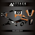 thumbnail image 1 of Attack Graphics Custom Fury Complete Bike Graphics Kit for Yamaha TTR125LE 2012, 1 of 2