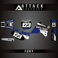 thumbnail image 1 of Attack Graphics Custom Fury Complete Bike Graphics Kit for Yamaha YZ250F 2002, 1 of 3