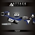 thumbnail image 1 of Attack Graphics Custom Fury Complete Bike Graphics Kit for Yamaha YZ450F 2018, 1 of 2