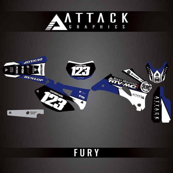 Attack Graphics Custom Fury Complete Bike Graphics Kit
