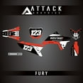 thumbnail image 1 of Attack Graphics Custom Fury Complete Bike Restyle Graphics Kit 2022 Restyling Kit for Honda CR125R 2006, 1 of 2