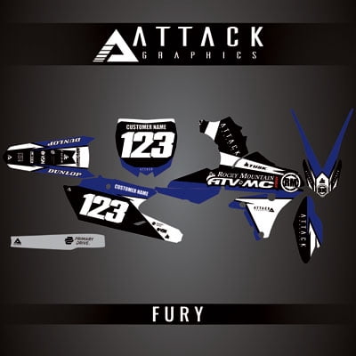 Attack Graphics Custom Fury Complete Bike Restyle Graphics Kit ...