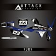 thumbnail image 1 of Attack Graphics Custom Fury Complete Bike Restyle Graphics Kit Compatible with Cycra Powerflow Body Kit for Yamaha YZ450F 2018, 1 of 4