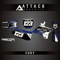 thumbnail image 1 of Attack Graphics Custom Fury Complete Bike Restyle Graphics Kit Compatible with Polisport MX Restyling Kit for Yamaha YZ250 2005, 1 of 4