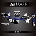 thumbnail image 1 of Attack Graphics Custom Fury Complete Bike Restyle Graphics Kit Compatible with Polisport MX Restyling Kit, 1 of 2