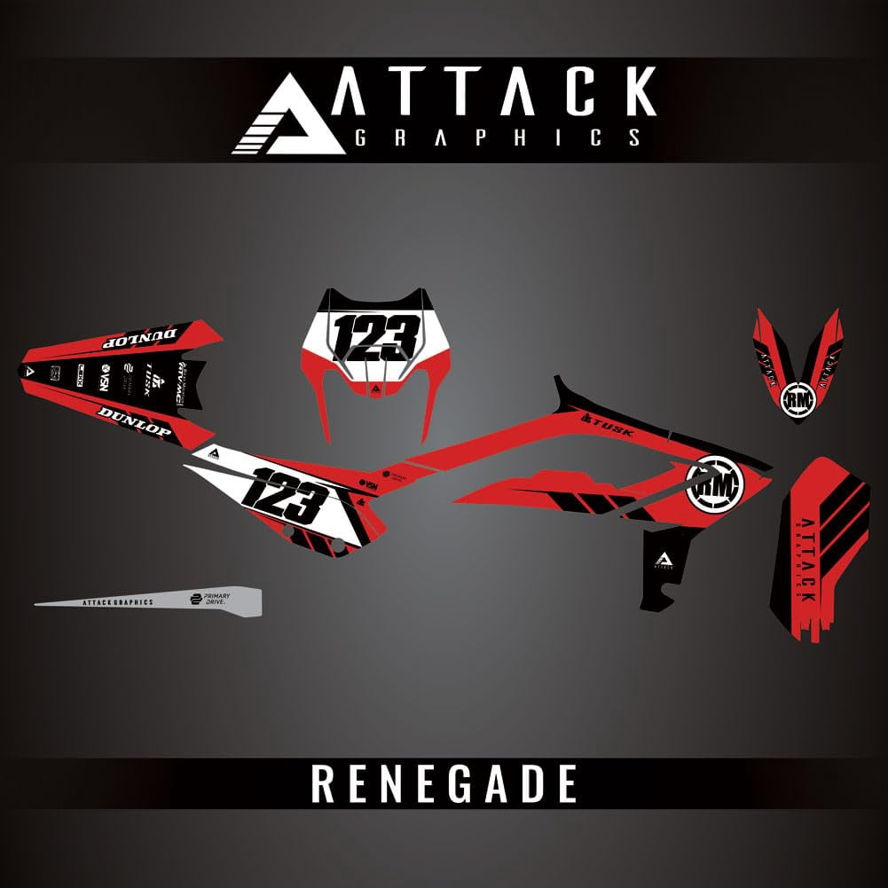 Attack Graphics Custom Renegade Complete Bike Graphics Kit for Beta 390 ...