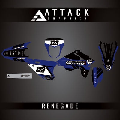 Attack Graphics Custom Renegade Complete Bike Graphics Kit For Sherco 300 SE Factory 2025
