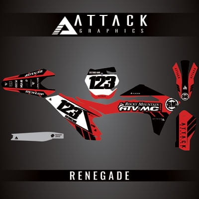 Attack Graphics Custom Renegade Complete Bike Graphics Kit for GASGAS EX 350F 2021
