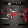 thumbnail image 1 of Attack Graphics Custom Renegade Complete Bike Graphics Kit for GASGAS MC 50 2023, 1 of 2