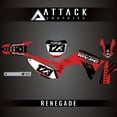 thumbnail image 1 of Attack Graphics Custom Renegade Complete Bike Graphics Kit for Honda CRF250R 2020, 1 of 2