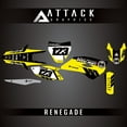 thumbnail image 1 of Attack Graphics Custom Renegade Complete Bike Graphics Kit for Husqvarna FC 450 2015, 1 of 2