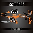 thumbnail image 1 of Attack Graphics Custom Renegade Complete Bike Graphics Kit for KTM 65 SX 2020, 1 of 2