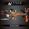 thumbnail image 1 of Attack Graphics Custom Renegade Complete Bike Graphics Kit for KTM 85 SX 17/14 2021, 1 of 2