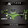 thumbnail image 1 of Attack Graphics Custom Renegade Complete Bike Graphics Kit for Kawasaki KX250 2020, 1 of 3